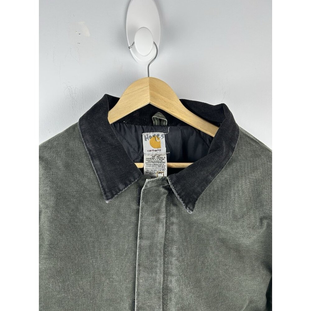 Carhartt Faded J22 MOS Moss Green Arctic Jacket Size 2XL XXL WORKWEAR DUCK - Picture 6 of 16